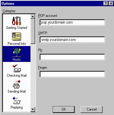 eudor email setup step 2