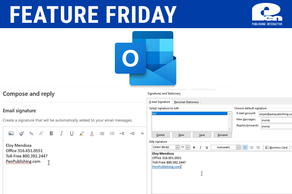 How to add signature in outlook