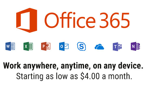 Use Office 365's top-of-the-line productivity tools such as Word, Excel, PowerPoint, OneNote, Teams and more to create and share from any device. See Plans & Pricing