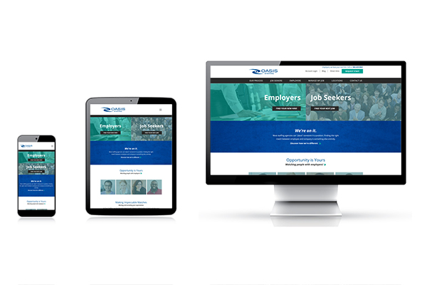 website development for Oasis Staffing