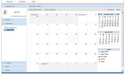 Webmail Calendar