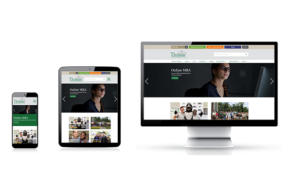 website development for Thomas University